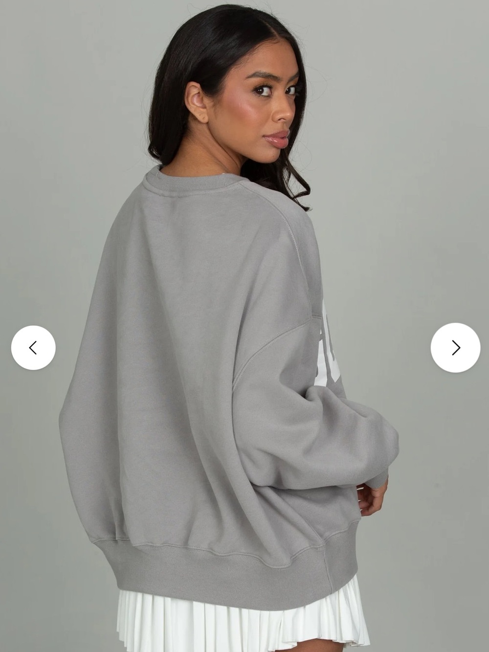 Gold Hinge LIGHT GREY GH WIDE ARM SWEATSHIRT - Picture 3 of 14